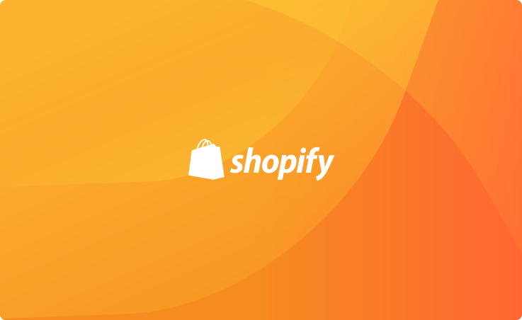 Shopify orange background